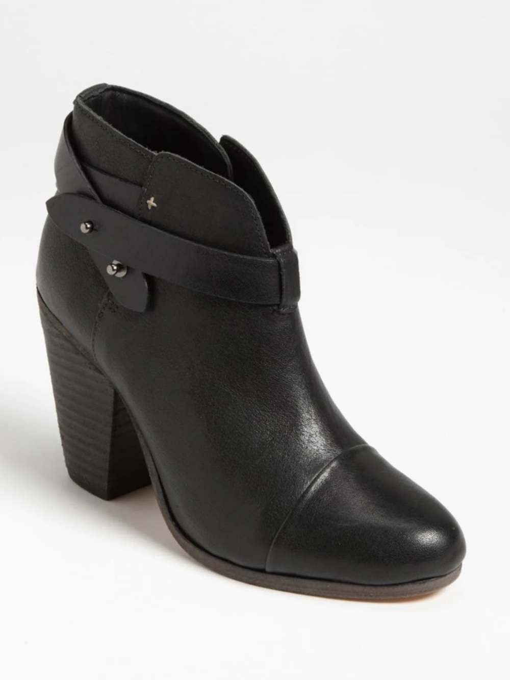 rag & bone Harrow Boots in black leather